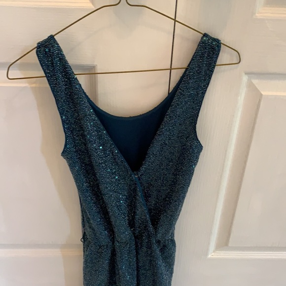Blue sequinned dress - Picture 3 of 4